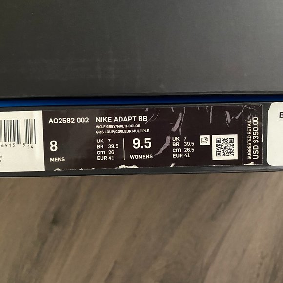 Nike MAG Adapt BB EARL AO2582 002 Size 8 main image 3